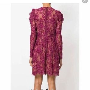Purple scallop lace Michael Kors dress
